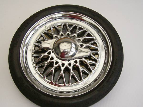 Grand Prix Racer Chrome Laced wheel with 2'' tyre